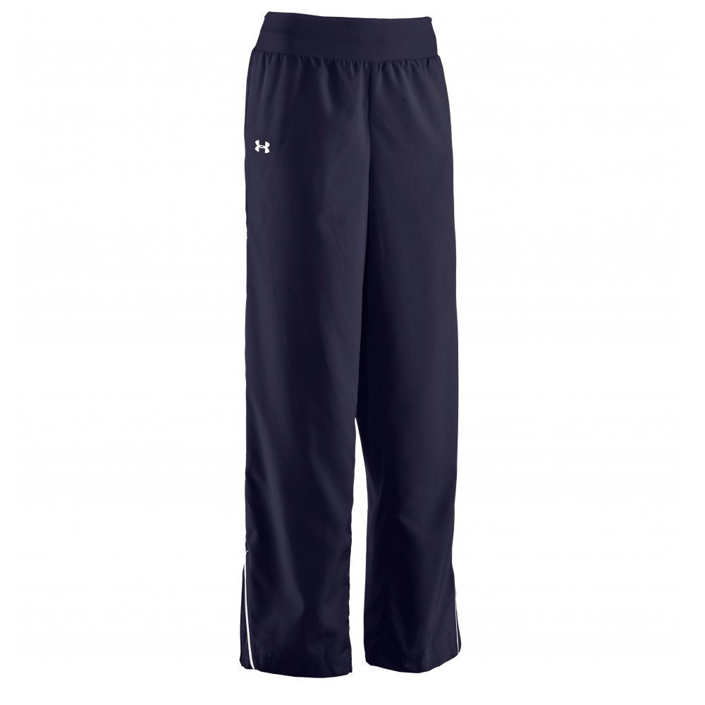 Under Armour Womens Pregame Woven Pant Midnight Navy/White SM 4-6